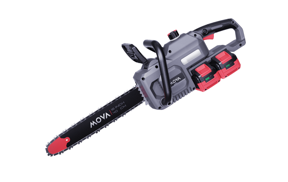 MOVA 40V 40cm Brushless láncfűrész szett (2 x 4.0 Ah akkumulátor és töltő) / GC416