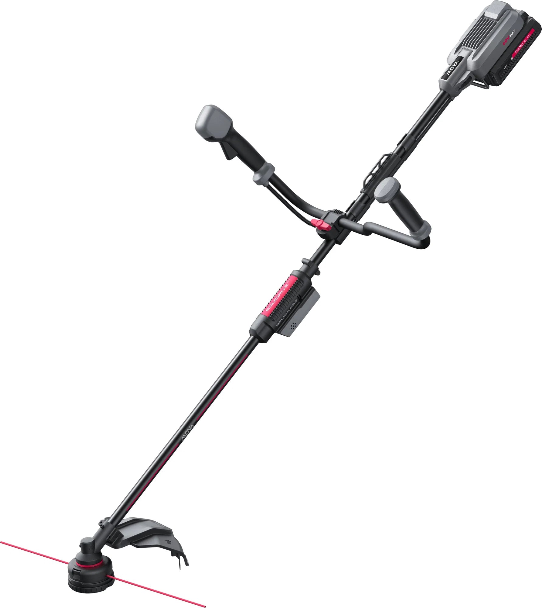 MOVA 60V 40cm Brushless kétkaros markolatú fűkasza (2.5Ah akkumulátor & töltő) / GT616U