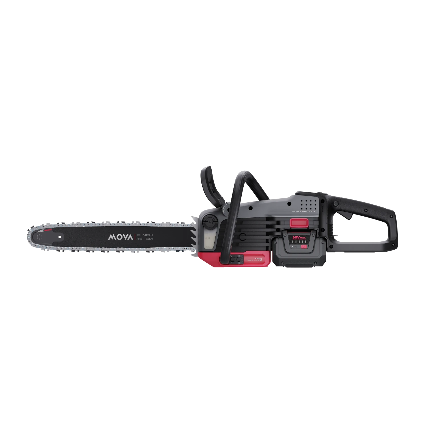 MOVA 60V Brushless 45cm láncfűrész szett (5.0Ah akkumulátor & töltő) / GC618